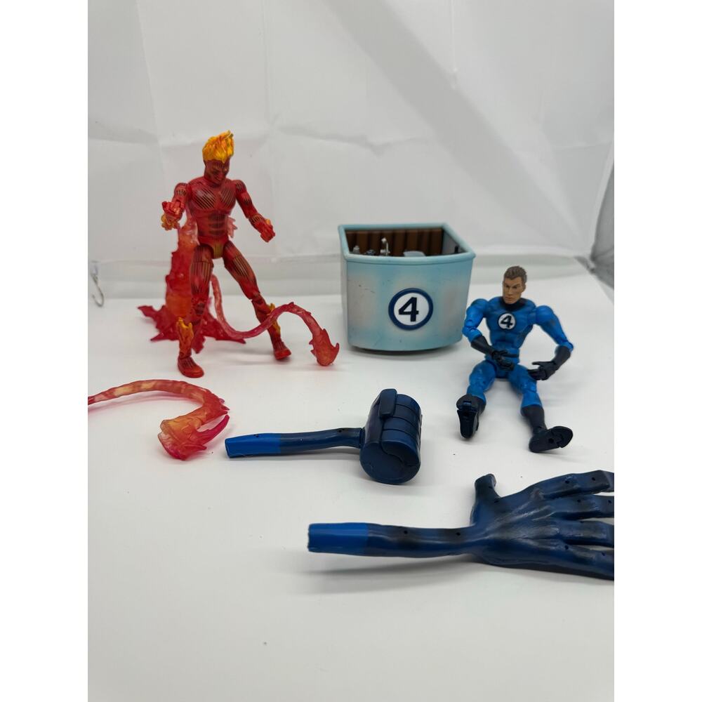 Marvel Legends Fantastic Four Mr. Fantastic & Human Torch lot